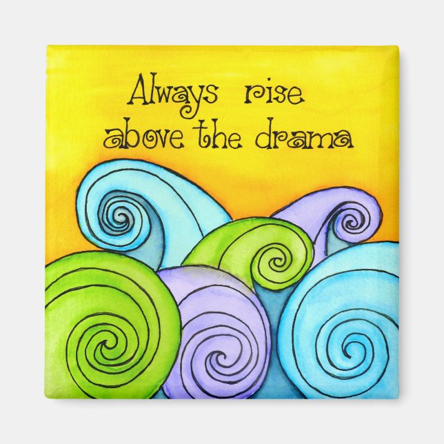 Imán Levantarse por encima del drama (Frente)