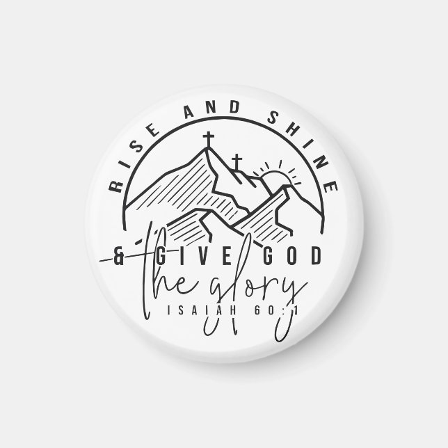 Imán Levantarse y brillar (Frente)