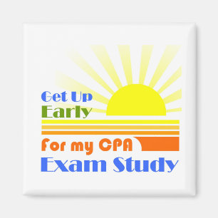Imán Levántese el estudio temprano del examen de CPA