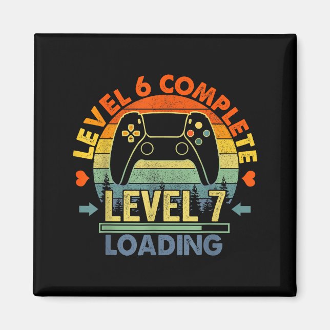 Imán Level 6 Complete 6 Anniversary Gift 6th Wedding An (Frente)