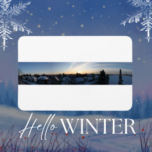 Imán Leverkusen Winter Panorama Dawn