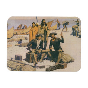 Imán Lewis y Clark en el río Columbia