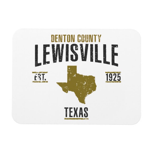 Imán Lewisville (Horizontal)