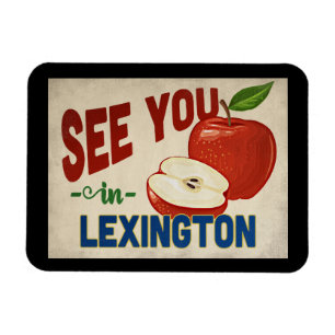 Imán Lexington Kentucky Apple - Viajes de época