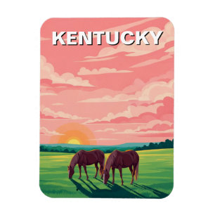Imán Lexington Kentucky Postcard Horse Farm