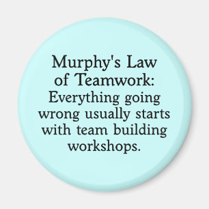 Imán Ley de trabajo en equipo de Murphy (2)