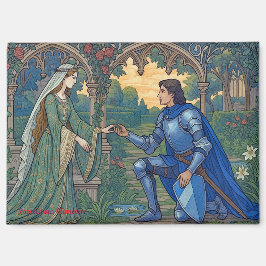 Imán Leyenda de Lancelot y Guinevere