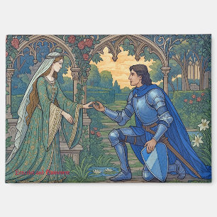 Imán Leyenda de Lancelot y Guinevere