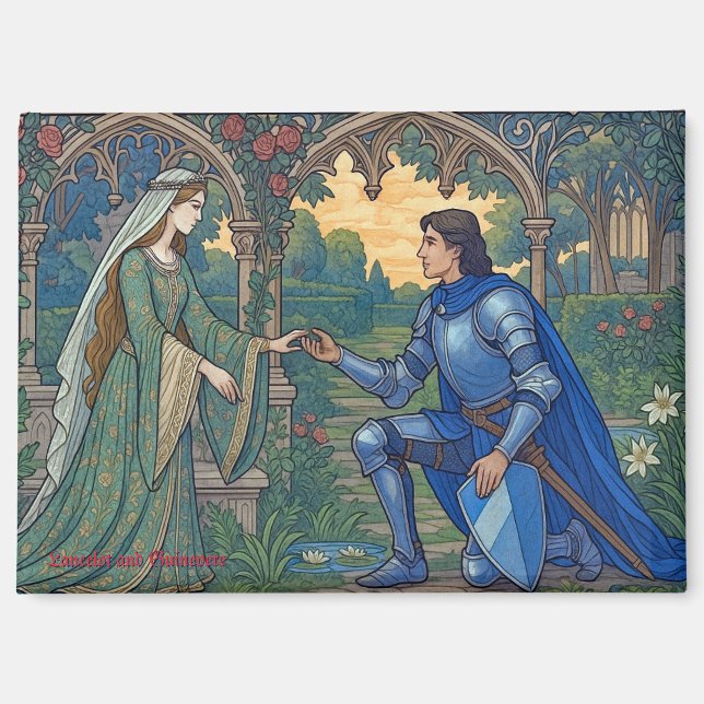 Imán Leyenda de Lancelot y Guinevere (Anverso)