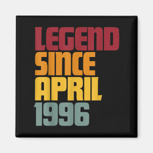Imán Leyenda desde abril de 1996 Cumpleaños 30 - vintag