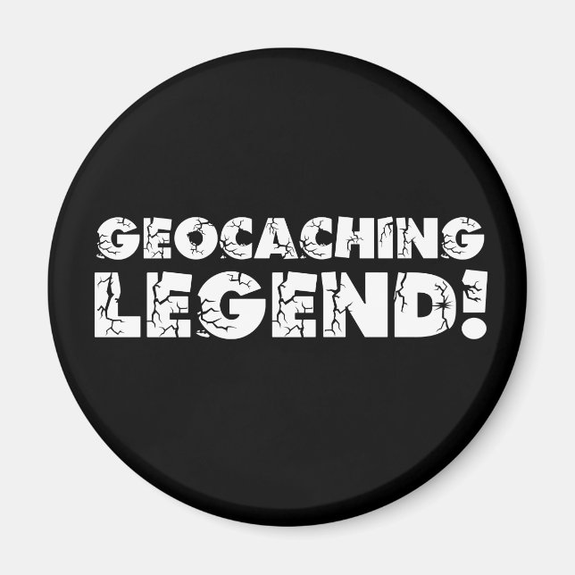 Imán ¡Leyenda Geocaching! (Frente)