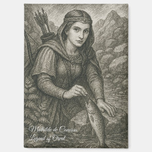 Imán Leyenda medieval de Orval - Mathilde de Canossa