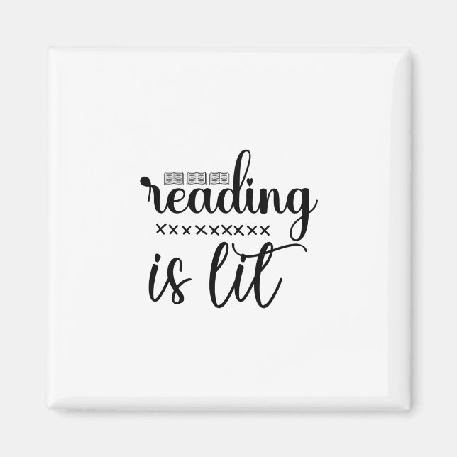 Imán Leyendo Arte Leer Es Lit (Frente)