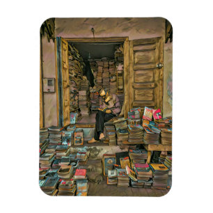 Imán Leyendo El Regalo De Los Amantes Para Bibliotecari