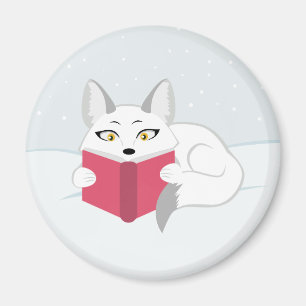 Imán Leyendo Fox