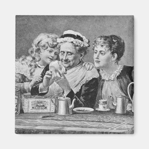 Imán Leyendo hojas de té