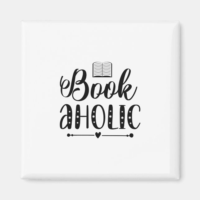 Imán Leyendo libro de arte Aholic (Frente)