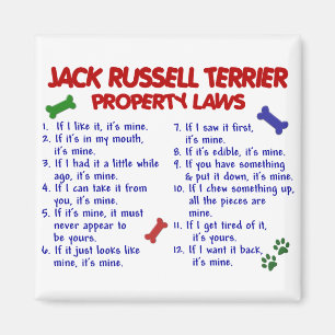 Imán Leyes 2 de la propiedad de JACK RUSSELL TERRIER
