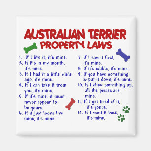 Imán Leyes 2 de la propiedad de TERRIER AUSTRALIANO