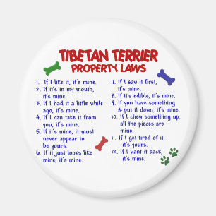 Imán Leyes 2 de la propiedad de TERRIER TIBETANO