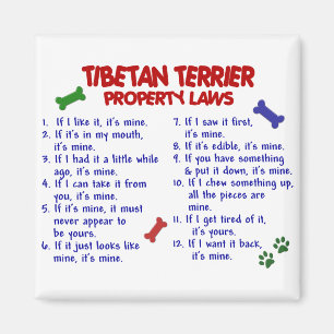 Imán Leyes 2 de la propiedad de TERRIER TIBETANO