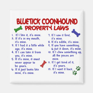 Imán Leyes 2 de la propiedad del COONHOUND de BLUETICK
