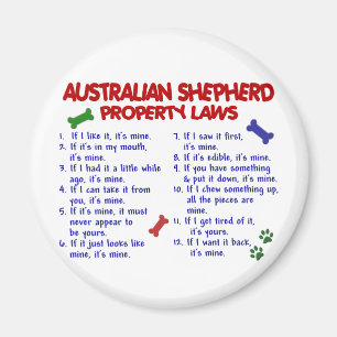 Imán Leyes AUSTRALIANAS 2 de la propiedad del PASTOR