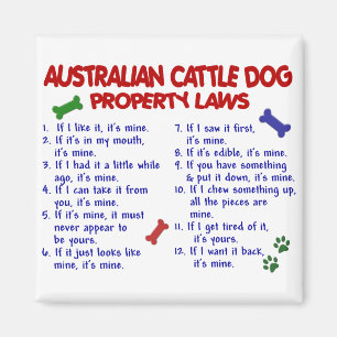 Imán Leyes AUSTRALIANAS 2 de la propiedad del PERRO del