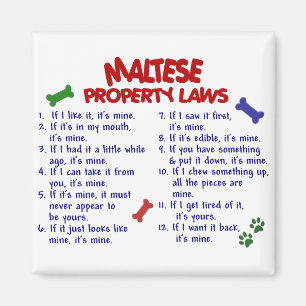 Imán Leyes MALTESAS 2 de la propiedad