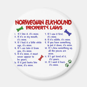 Imán Leyes NORUEGAS 2 de la propiedad de ELKHOUND