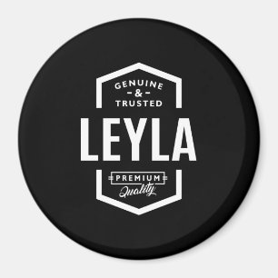 Imán Leyla Nombre Personalizado Cumpleaños