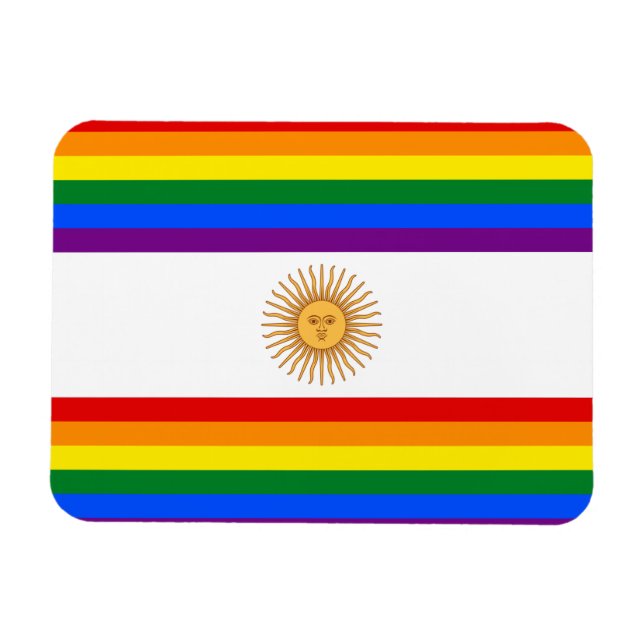 Imán LGBT Argentina (Horizontal)