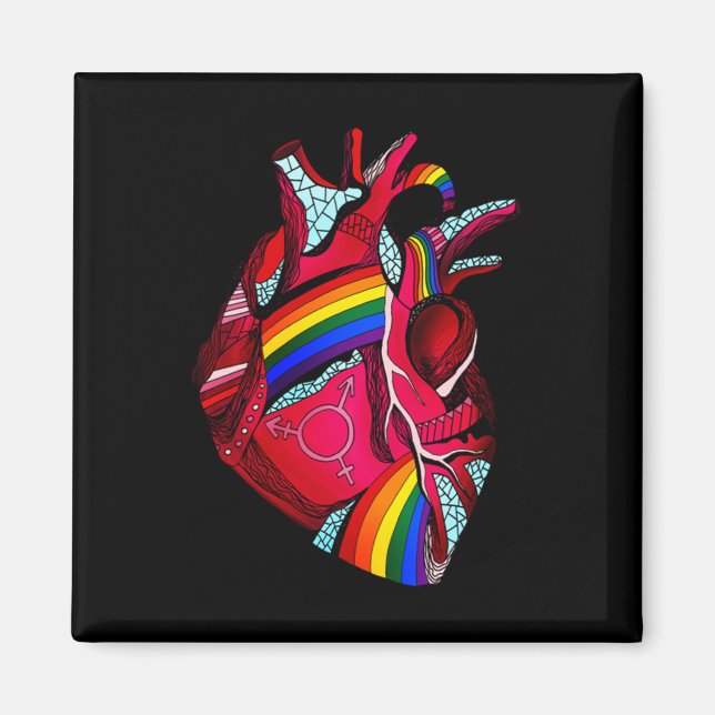 Imán LGBT - Cerveza de armas de libertad Trump 6 (Frente)