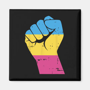 Imán Lgbt Resistió El Par De La Bandera Panual Vintage