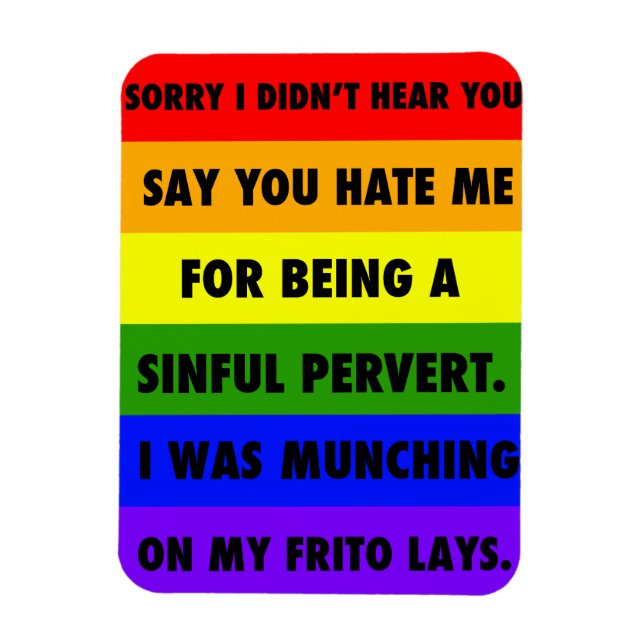 Imán LGBTQA+ Ignora A Los Odiadores (Vertical)