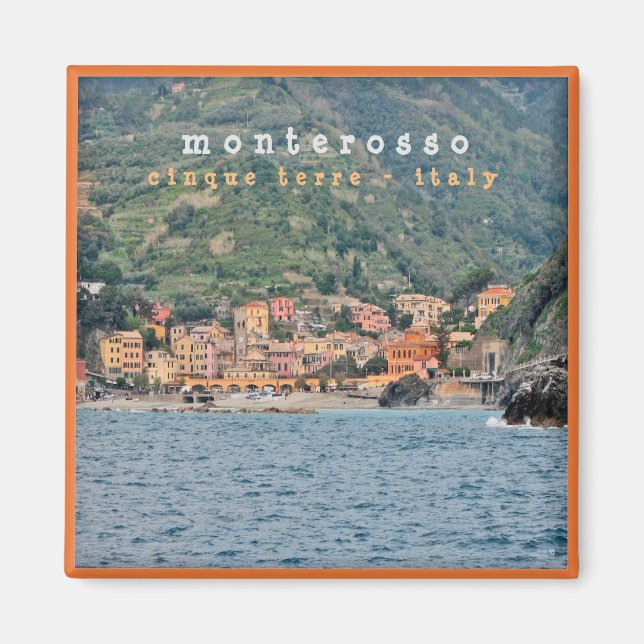 Imán LGR006 MONTEROSSO - Cinque Terre - Italia - Fridge (Frente)