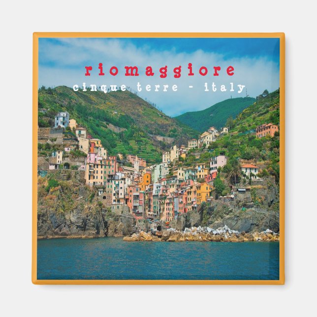 Imán LGR010 RIOMAGGIORE - Cinque Terre - Italia - Fridg (Frente)