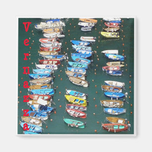 Imán LGR016 VERNAZZA - Puerto - Cinque Terre - Fridge