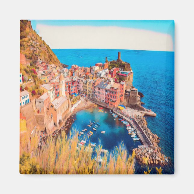 Imán LGR036 VERNAZZA - Cinque Terre - Italia - Fridge (Frente)