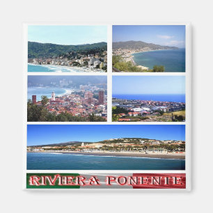Imán LGR069 RIVIERA PONENTE Mosaic, Italia, Fridge