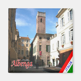 Imán LGR099 ALBENGA, Liguria, Italia, Fridge