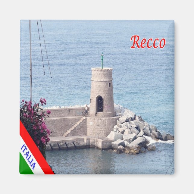 Imán LGR112 RECCO, Liguria, Italia, Fridge (Frente)