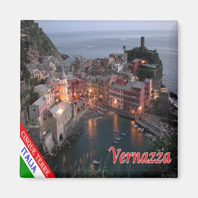 Imán LGR133 VERNAZZA Cinque Terre, Italia, Fridge (Frente)