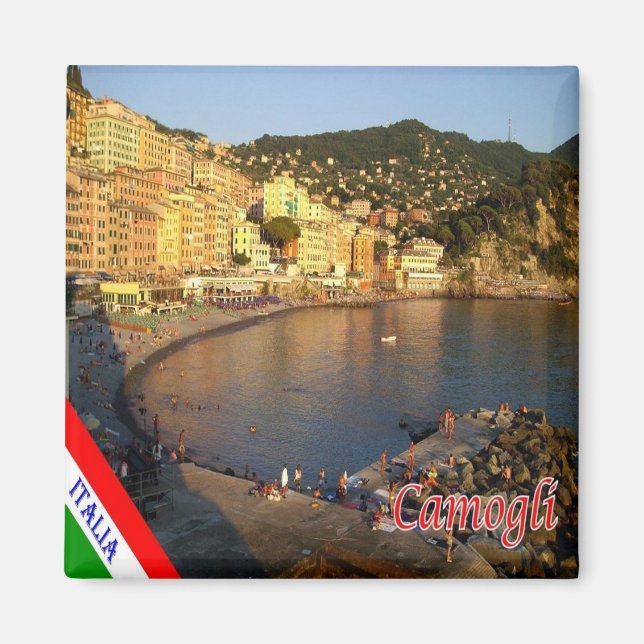 Imán LGR142 CAMOGLI, Liguria, Italia, Fridge (Frente)