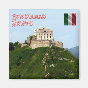 Imán LGR155 GENOA, Fort Diamante, Italia, Fridge