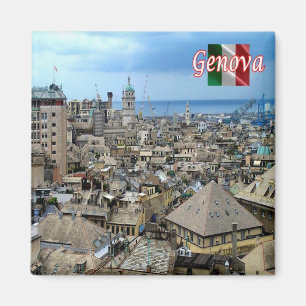 Imán LGR156 GENOA Cityscape, Italia, Fridge