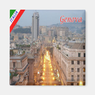 Imán LGR163 GENOA, Brigata Liguria, Italia, Fridge