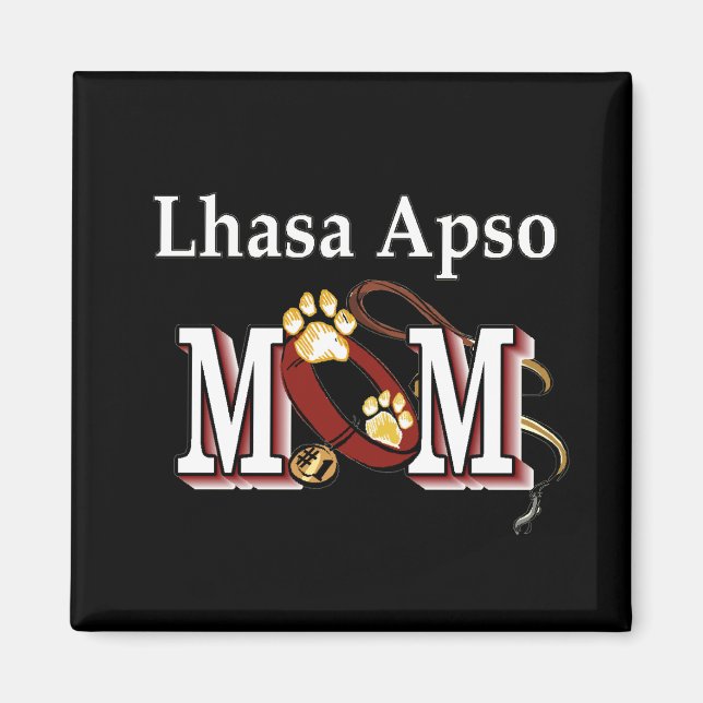 Imán lhasa apso mamá Magnet (Frente)