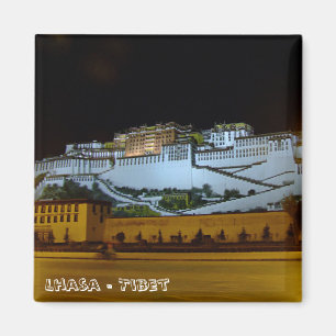 Imán Lhasa, Palacio Potala - Tíbet (imán Fridge)