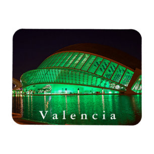 Imán L'Hemisfèric por la tarde